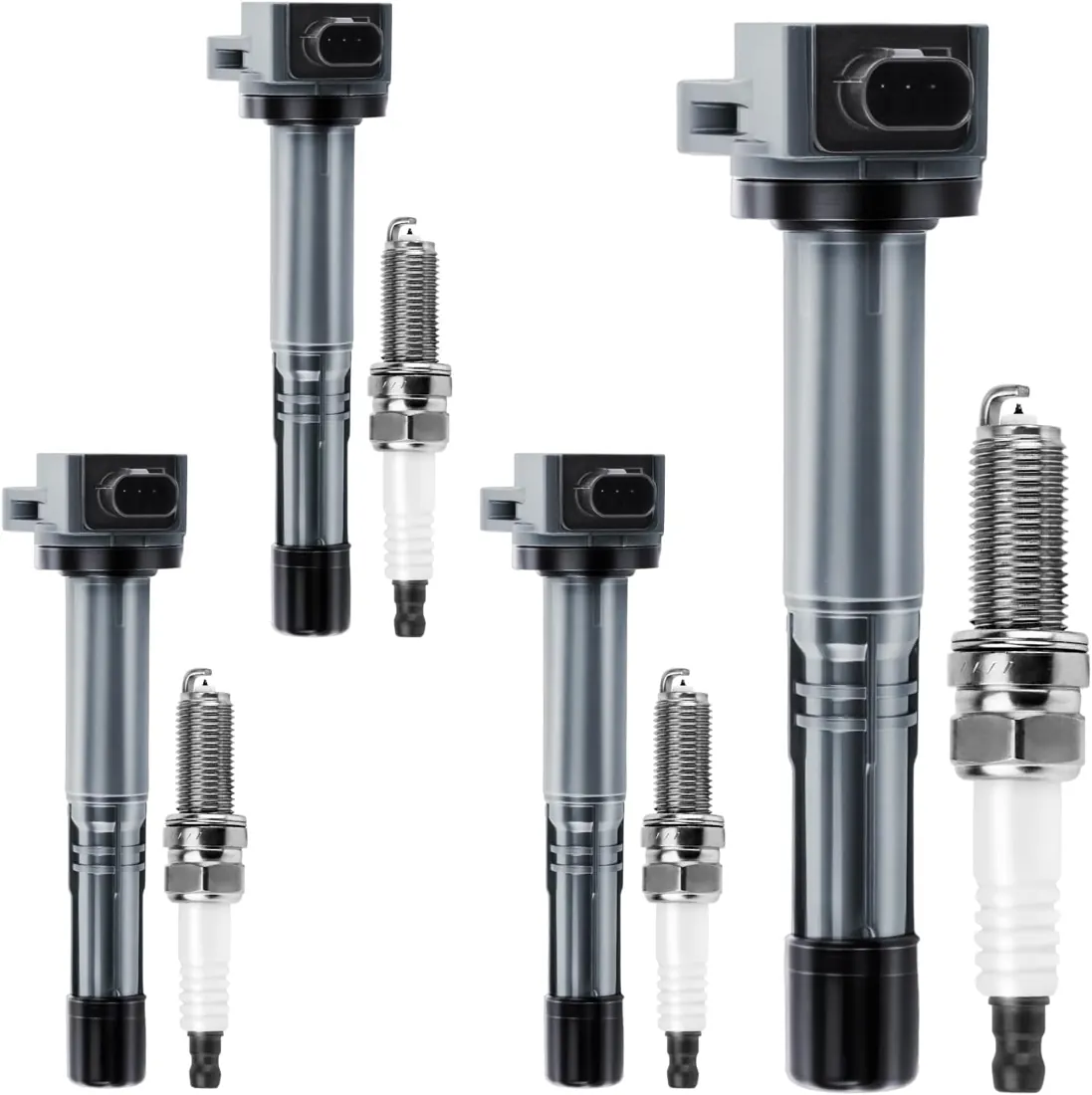 Motorevo 4-Piece Ignition Coil Set (Honda CR-V/Civic/Crosstour, Acura ILX)