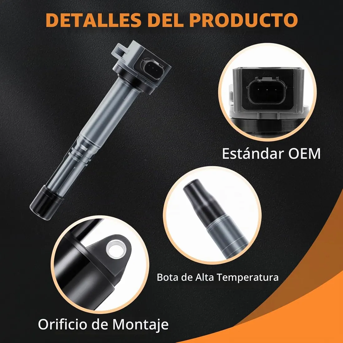 Coils shown next to their retail packaging